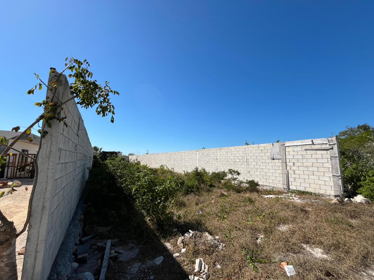 Fenced lot in Playa San Benito